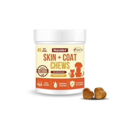 NANOVET Skin & Coat Chewable 45's