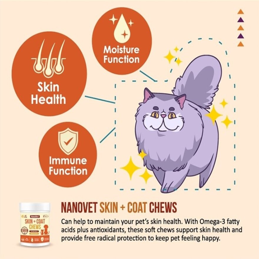Skin & Coat Chewable 45's image