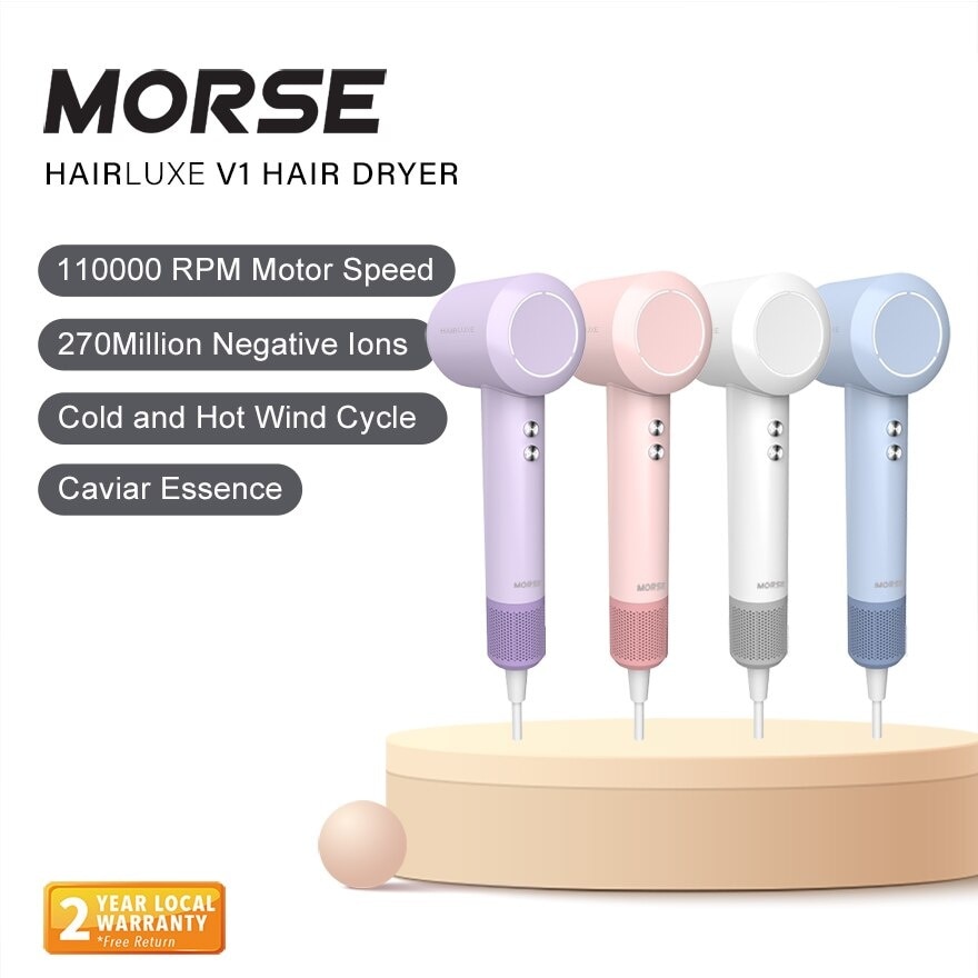 Hairluxe V1 Hair Dryer Pink