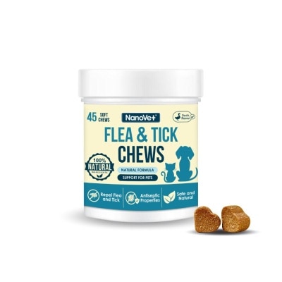 NANOVET Flea & Tick Chewable 45's