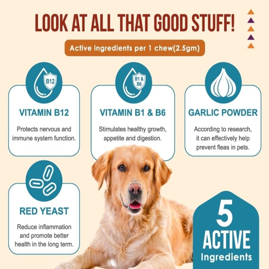 Flea & Tick Chewable 45's image