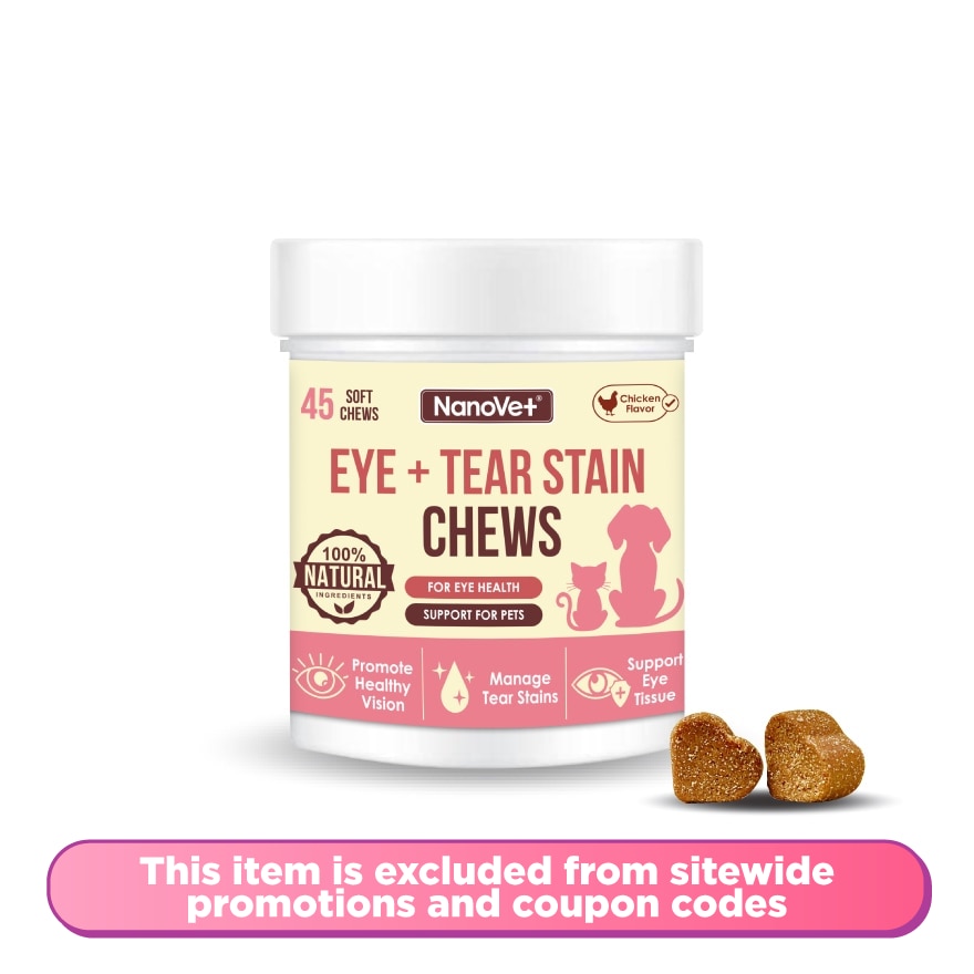 Eye & Tear Stain Chewable 45's