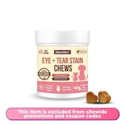 NANOVET Eye & Tear Stain Chewable 45's