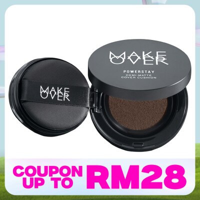 MAKE OVER Powerstay Demi-Matte Cover Cushion N70 Ebony