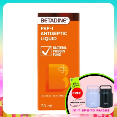 BETADINE - Pvp-i Antiseptic Liquid 10% 30ml