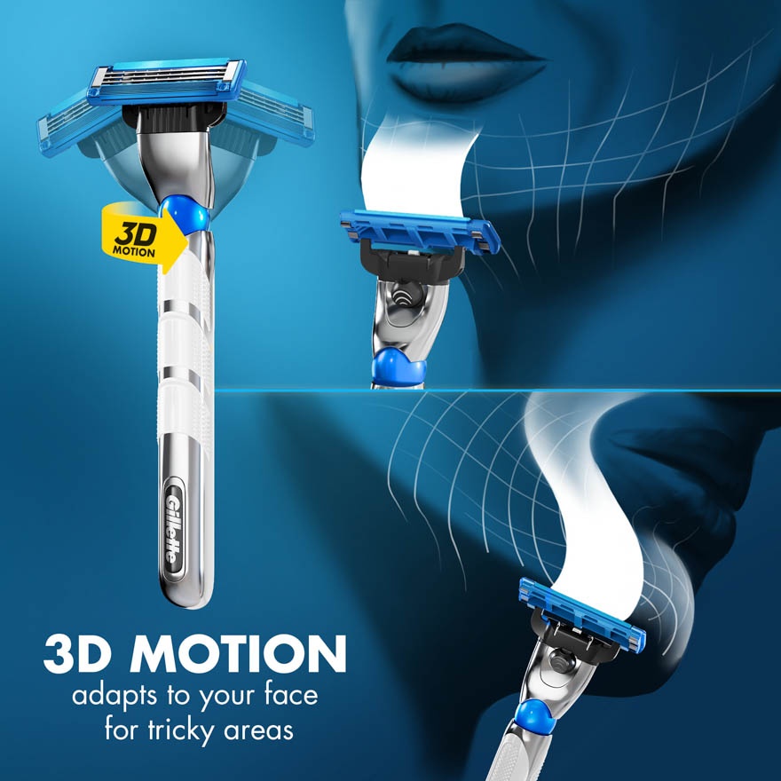 Mach 3 Turbo 3D Blades Refill 8s