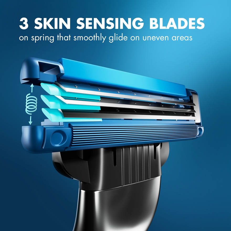 Mach 3 Turbo 3D Blades Refill 8s