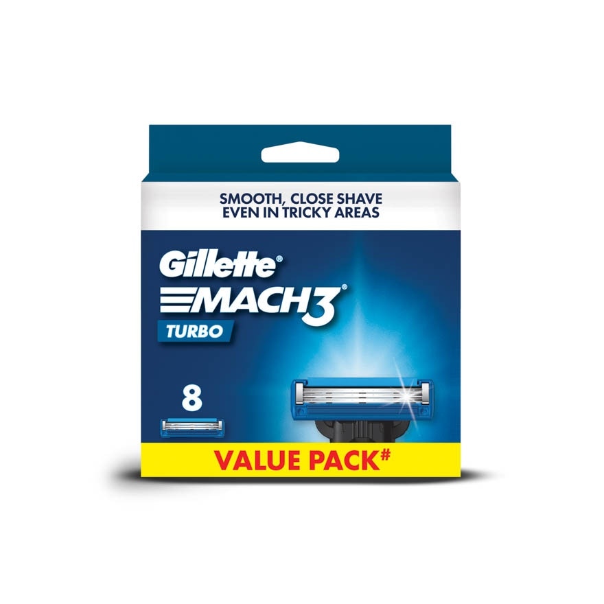 Mach 3 Turbo 3D Blades Refill 8s