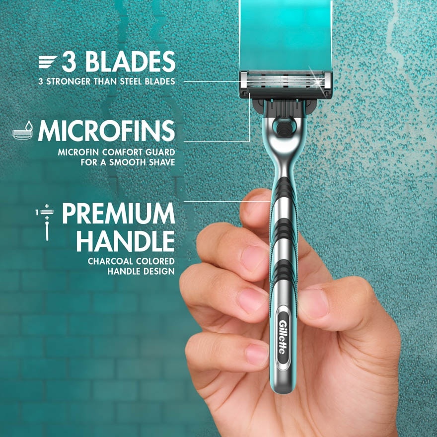 Mach 3 Clean Shave Razor 1Up