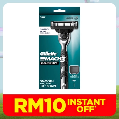 GILLETTE Mach 3 Clean Shave Razor 1Up