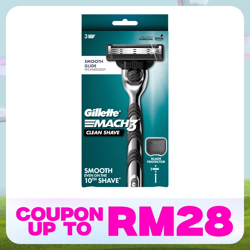 Mach 3 Clean Shave Razor 1Up