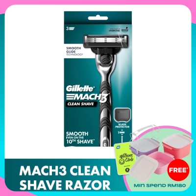 GILLETTE Mach 3 Clean Shave Razor 1Up