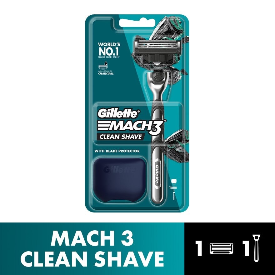 Mach 3 Clean Shave Razor 1Up