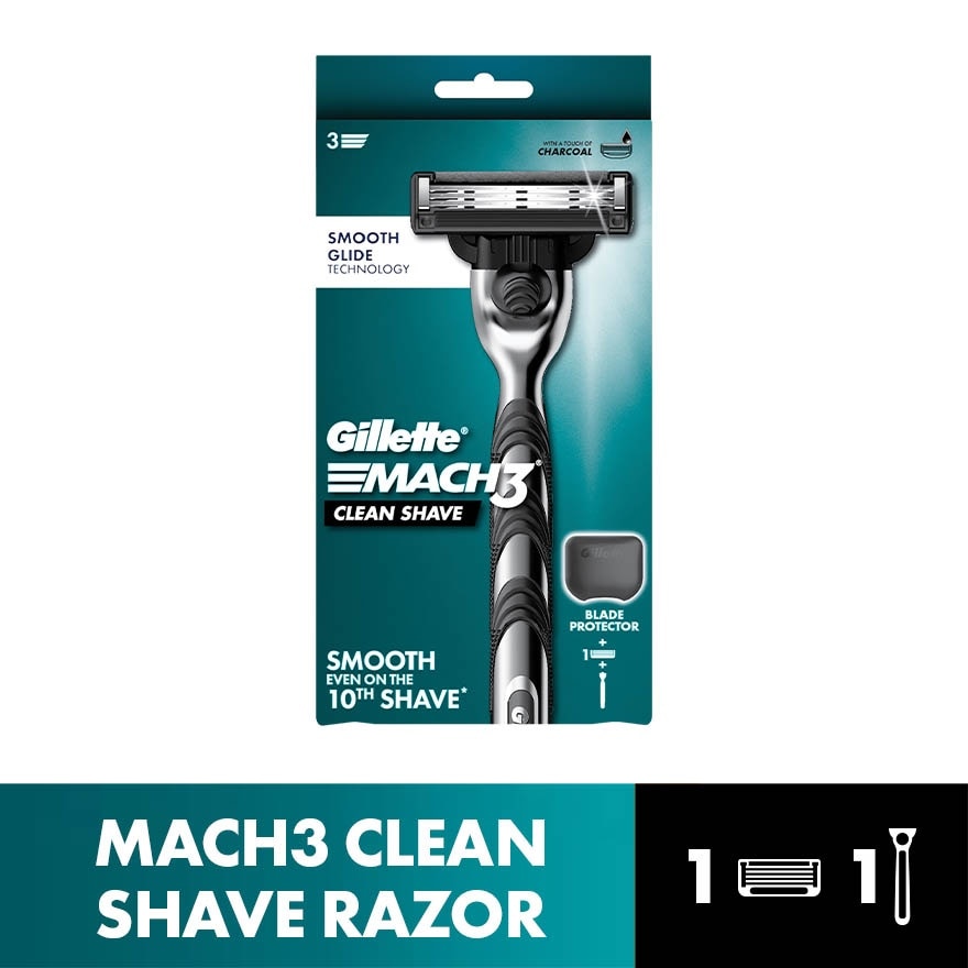 Mach 3 Clean Shave Razor 1Up