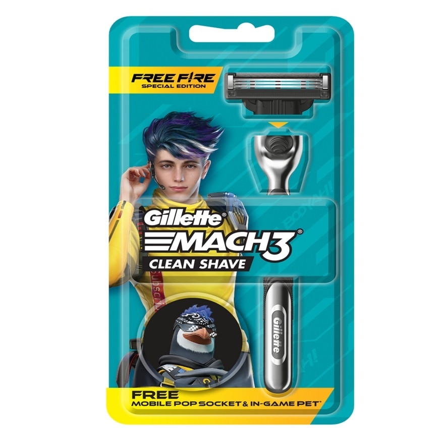 Mach 3 Clean Shave Razor 1Up
