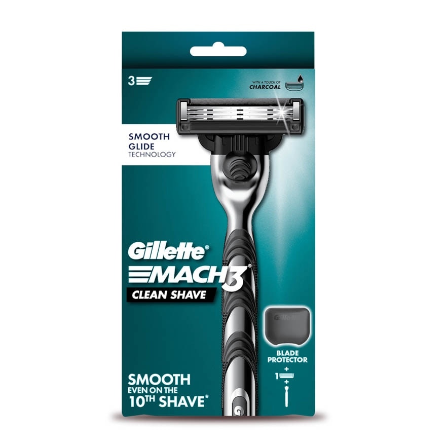 Mach 3 Clean Shave Razor 1Up
