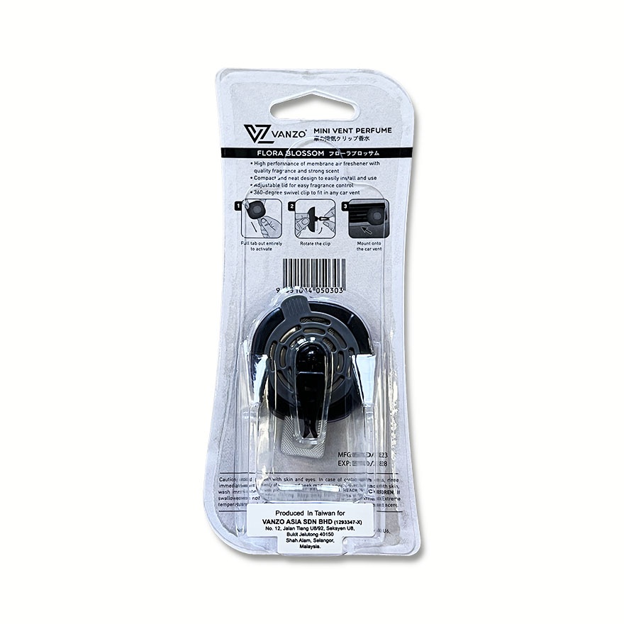 Car Mini Vent Perfume 2ml Flora Blossom