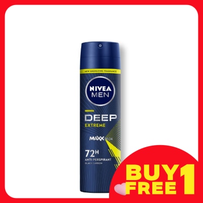 NIVEA FOR MEN DEEP Deodorant Spray Extreme 150ml