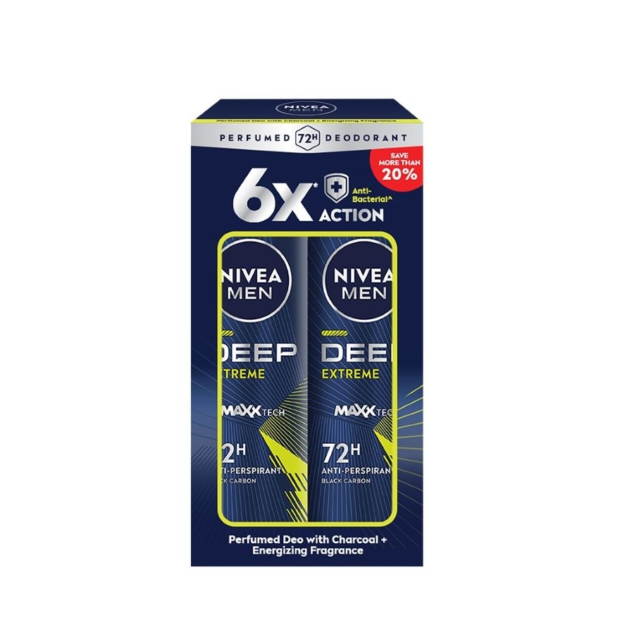Deodorant Spray Deep Extreme 2x150ml