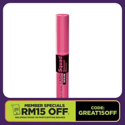 SILKYGIRL Lash Squad Serum Waterproof Mascara 01 Intense Black