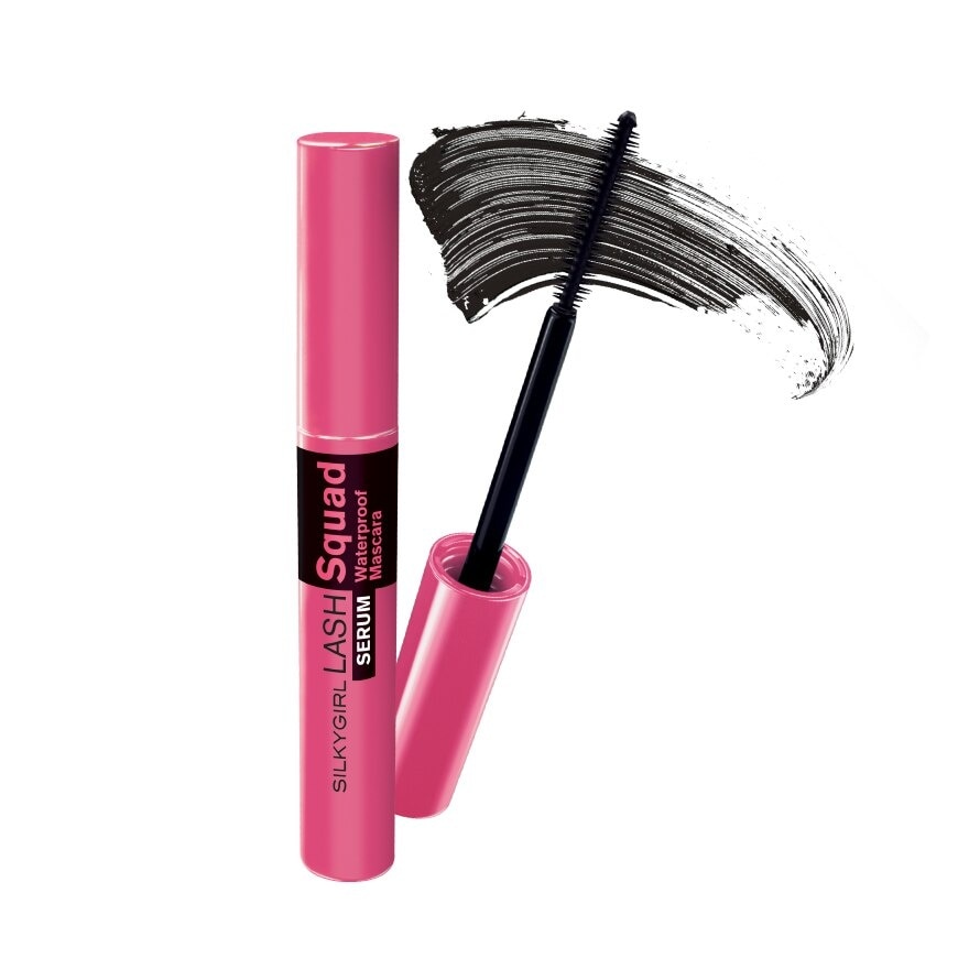 Lash Squad Serum Waterproof Mascara 01 Intense Black