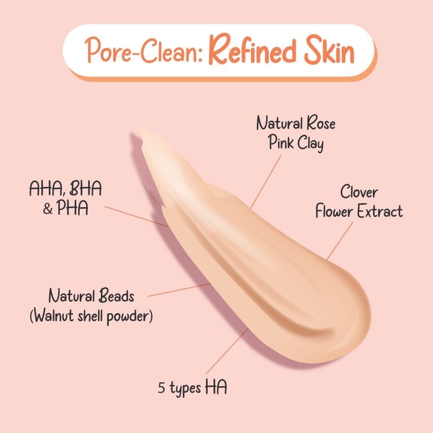 Pore-Clean Pink Clay Cream Mask 50ml