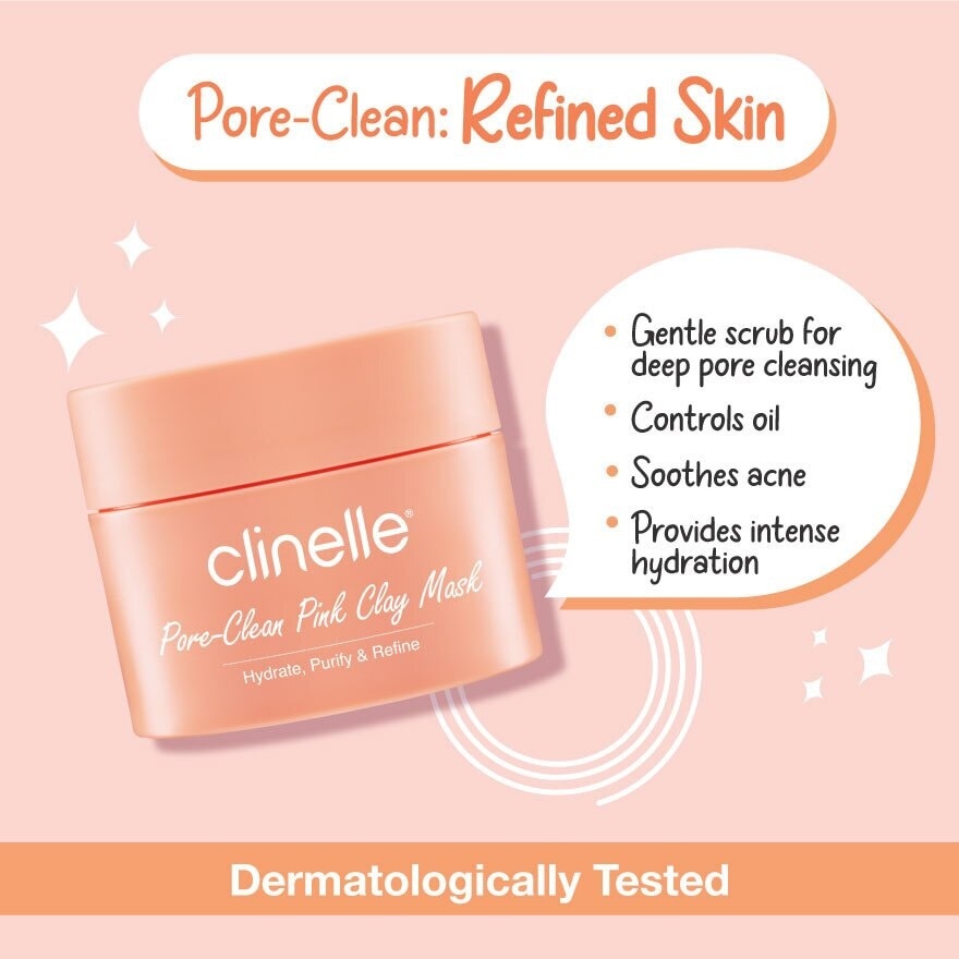 Pore-Clean Pink Clay Cream Mask 50ml