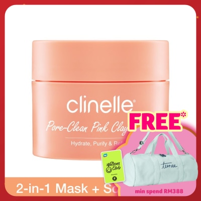 CLINELLE Pore-Clean Pink Clay Cream Mask 50ml