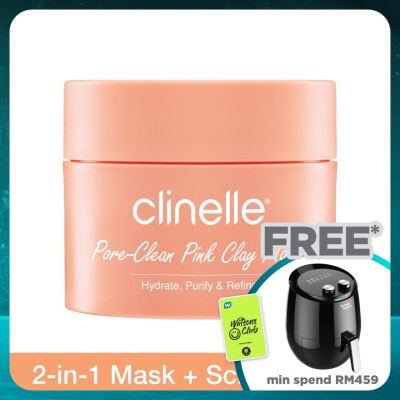 CLINELLE Pore-Clean Pink Clay Cream Mask 50ml