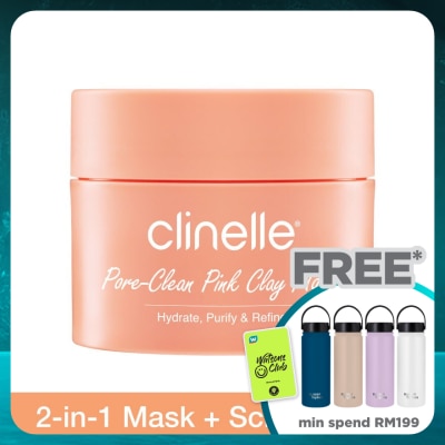 CLINELLE Pore-Clean Pink Clay Cream Mask 50ml