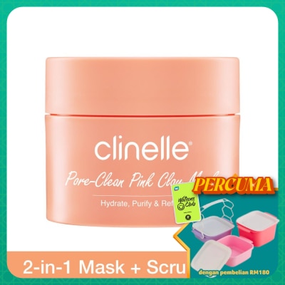 CLINELLE - Pore-Clean Pink Clay Cream Mask 50ml