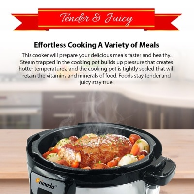 Primada pressure cooker 6 liter sale