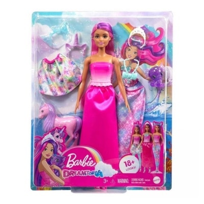 BARBIE Fairytale Dress Up Doll With Fantasy Pets 1S