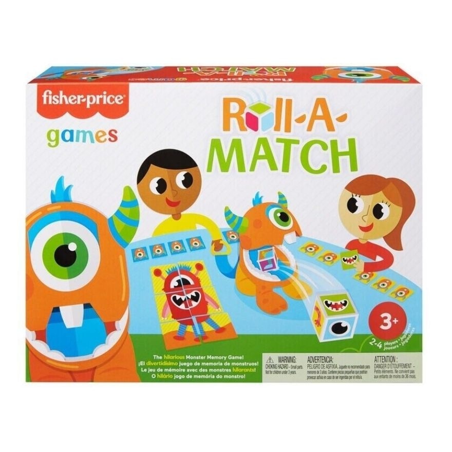 Monster Roll-A-Match Game 1S