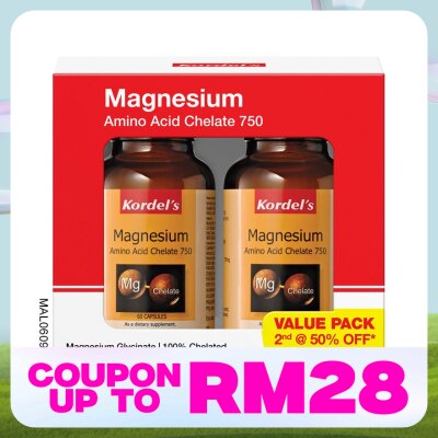 KORDEL'S Magnesium Amino Acid Chelate 750mg 60s P02