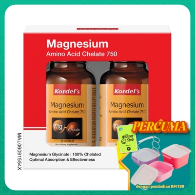 KORDEL'S - Magnesium Amino Acid Chelate 750mg 60s P02