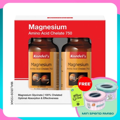 KORDEL'S Magnesium Amino Acid Chelate 750mg 60s P02