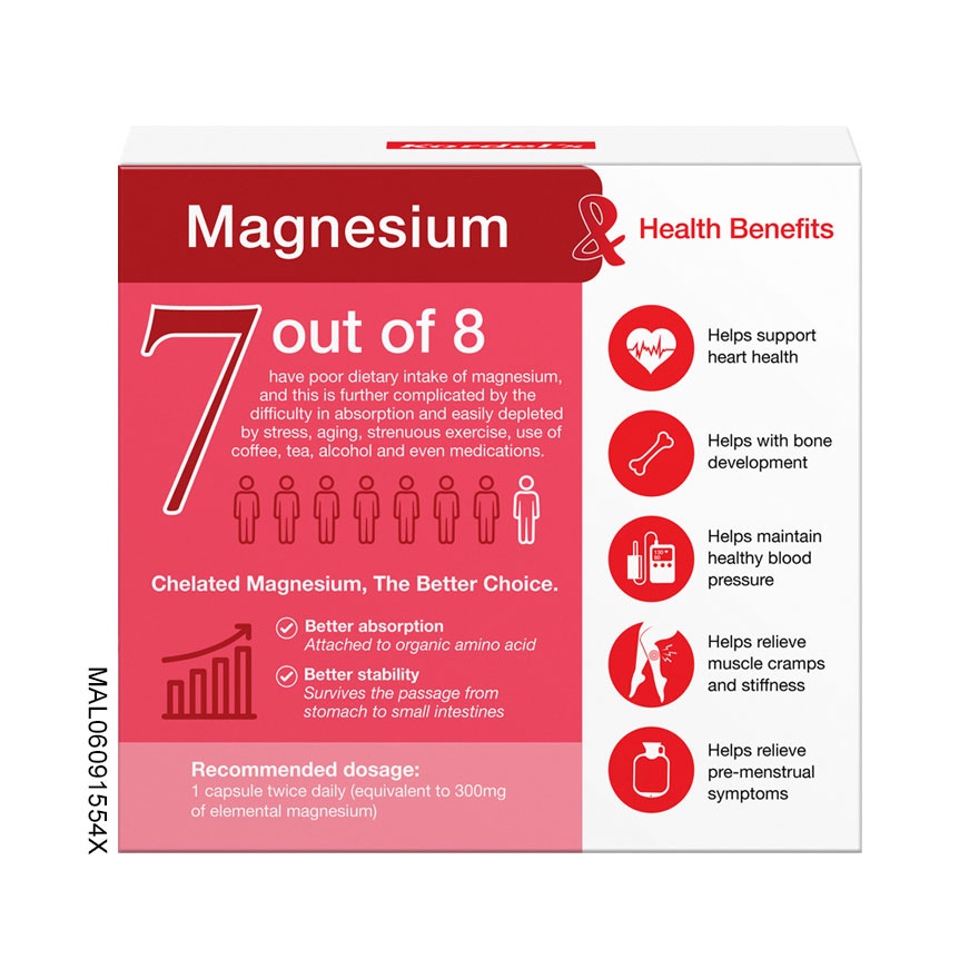 Magnesium Amino Acid Chelate 750mg 60s P02