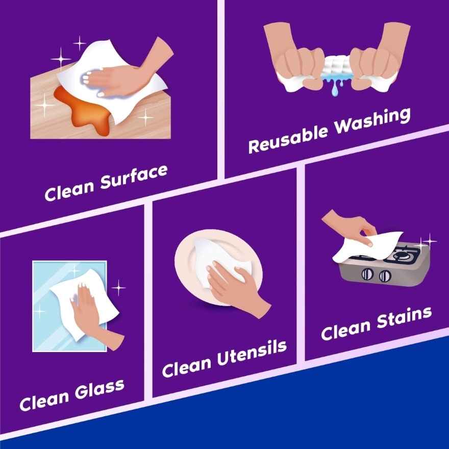 Disposable Like Wipes Towel (63s) Kitchen Towel Cleaning Cloth Wiping Cloth