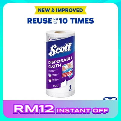SCOTT Disposable Like Wipes Towel (63s) Kitchen Towel Cleaning Cloth Wiping Cloth