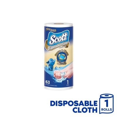 SCOTT Disposable Like Wipes Towel (63s) Kitchen Towel Cleaning Cloth Wiping Cloth