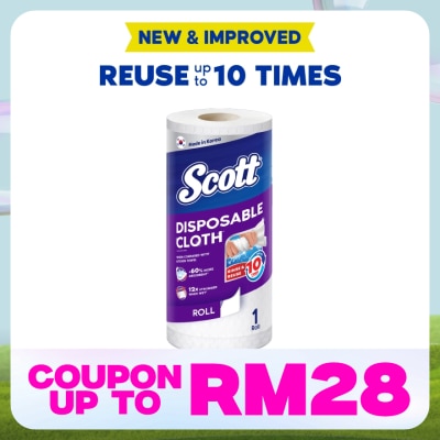 SCOTT Disposable Like Wipes Towel (63s) Kitchen Towel Cleaning Cloth Wiping Cloth