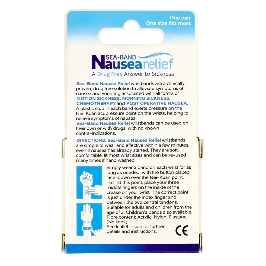 Anti-Nausea Acupressure Wristband Adult 1S