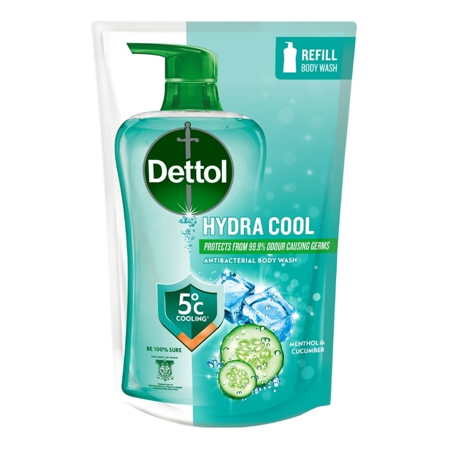 Body Wash Hydra Cool Refill 800g