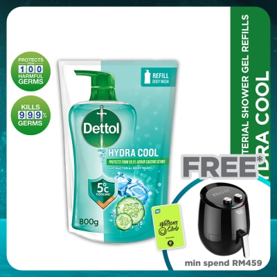 DETTOL Body Wash Hydra Cool Refill 800g
