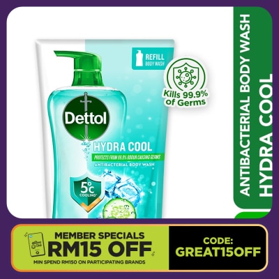 DETTOL Body Wash Hydra Cool Refill 800g
