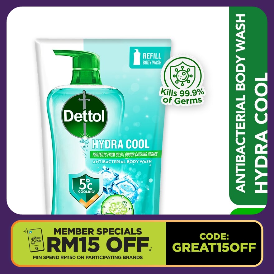 Body Wash Hydra Cool Refill 800g