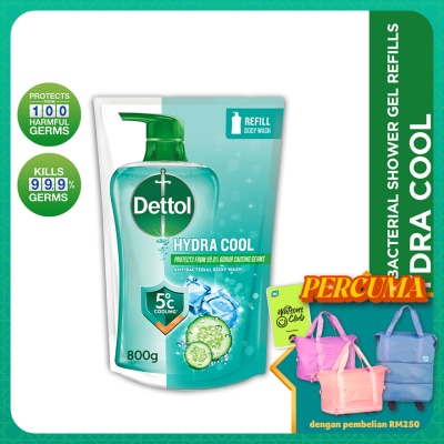 DETTOL Body Wash Hydra Cool Refill 800g