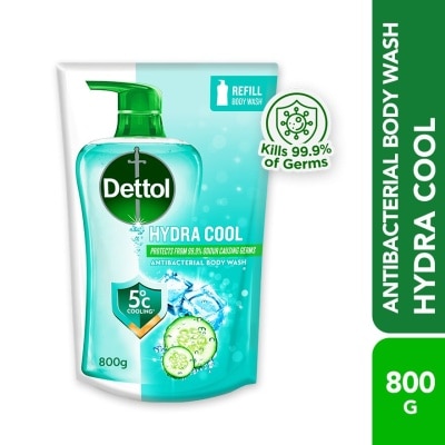 DETTOL Body Wash Hydra Cool Refill 800g