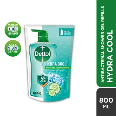 DETTOL - Body Wash Hydra Cool Refill 800g